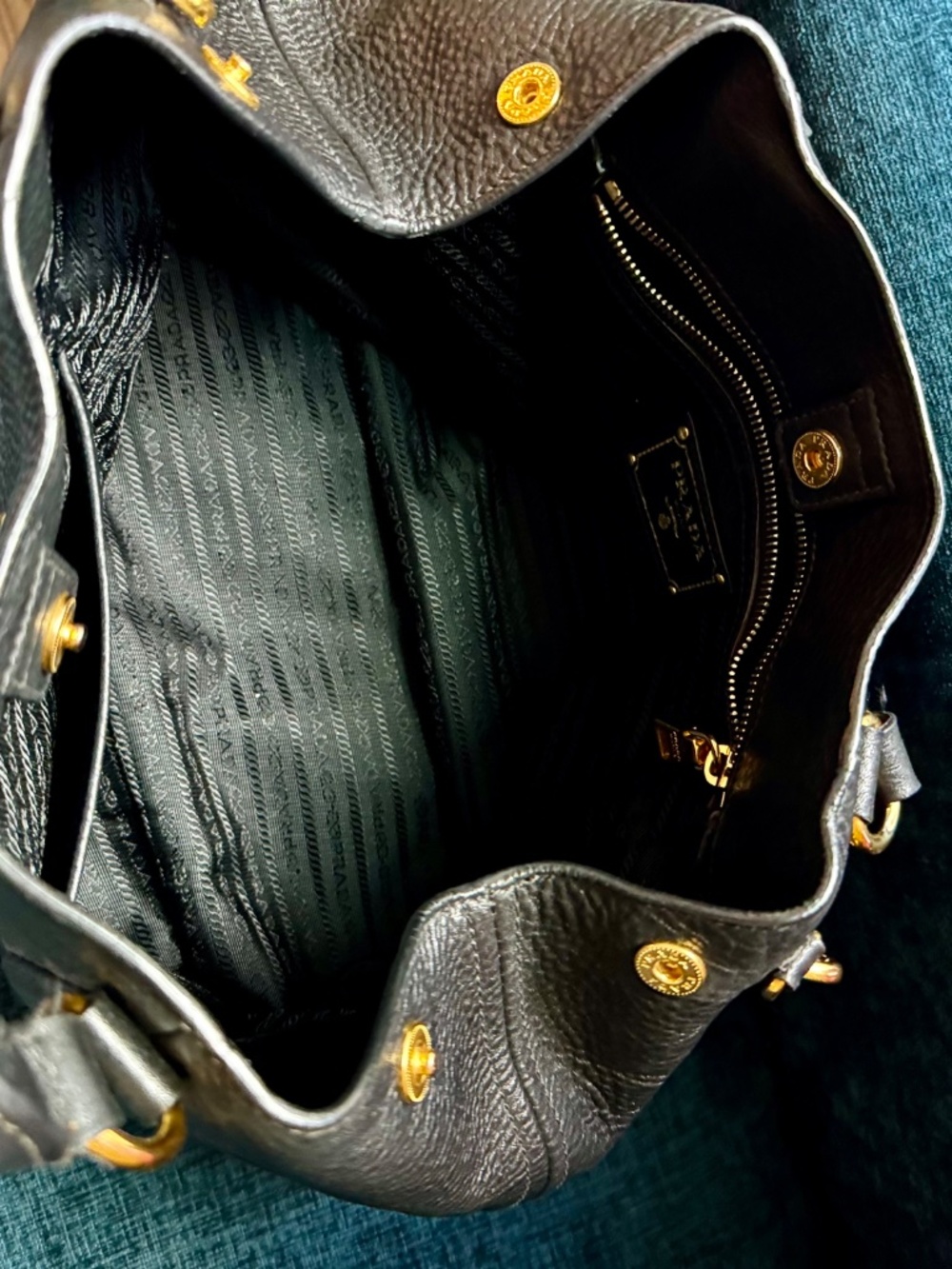 Prada Vitello Phenix Leather Top Handle Bag - Picture 6 of 11
